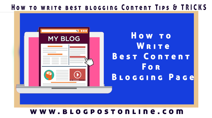 how to write best content for blog