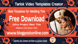 Best wedding title edius project free download